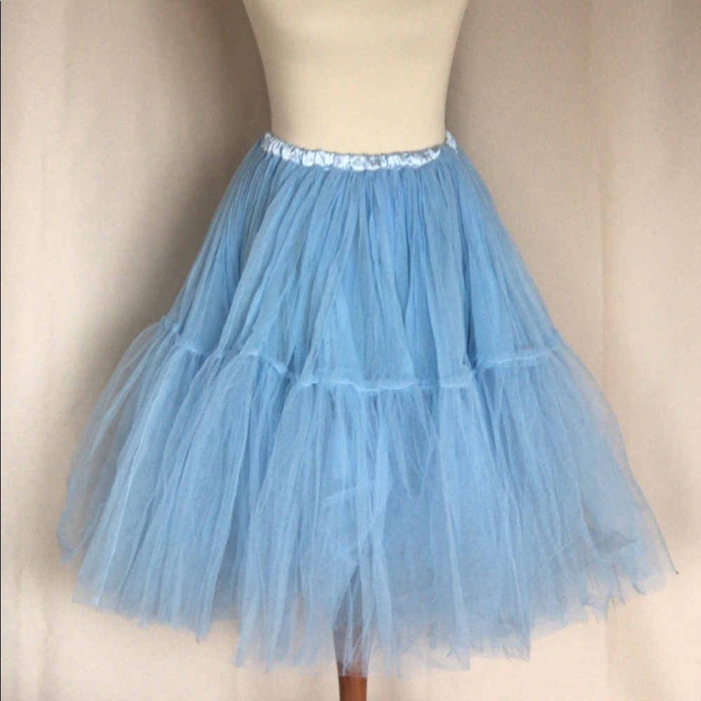 ASOS pastel baby blue tutu skirt